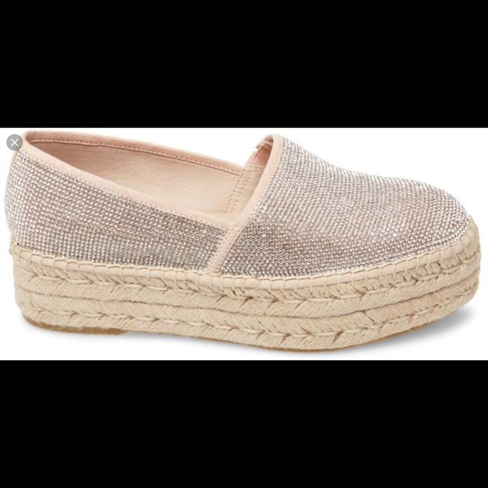 Steve Madden Alexia crystal espadrilles! Size 8.5